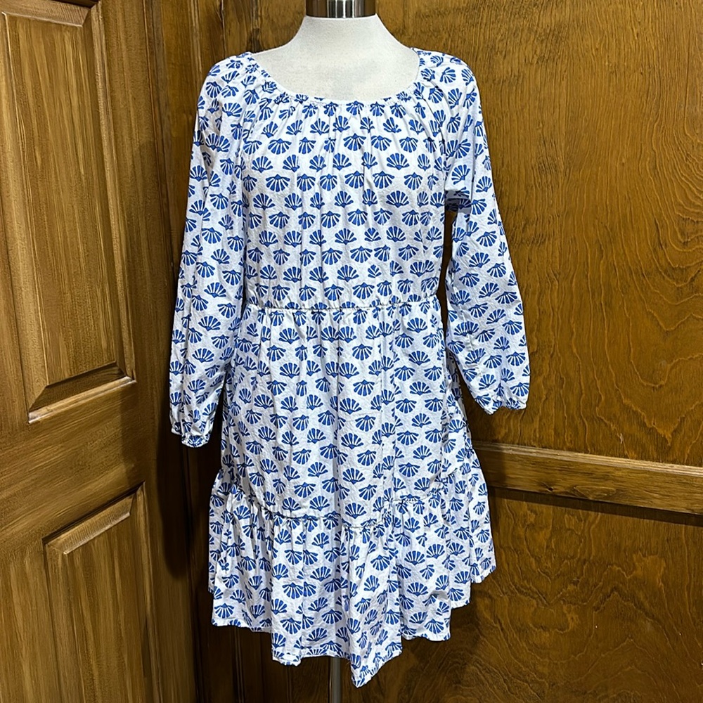 J. Crew Scoop Neck On or Off Shoulder Mini Dress Dress Size 14 - EUC